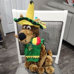 Scooby-Doo Plush with Sombrero